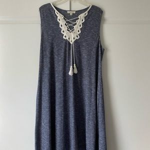 Max Studio sleeveless cotton dress